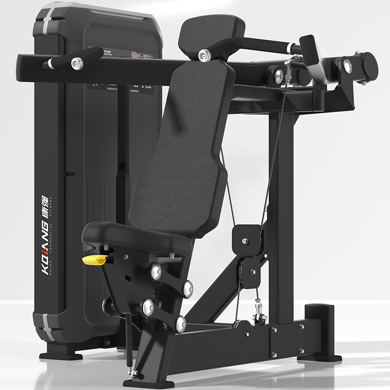 leyu.乐鱼坐式推肩训练器7014室内专业力量专项运动健身器材
